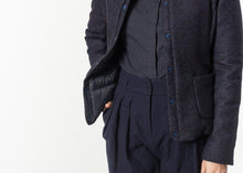 Load image into Gallery viewer, Camelia Reversible Jacket in Navy/Blue